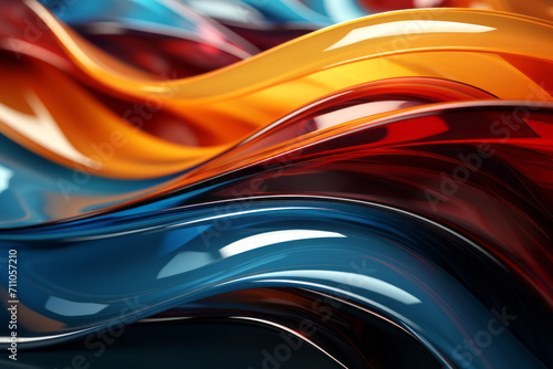 Close-Up of Vivid Abstract Background