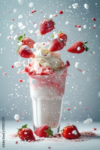 Strawberry Splash: A Shake of Pure Joy photo