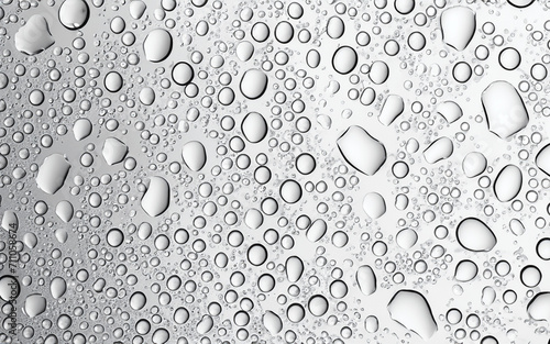 Drops of Water Condensation on Glass