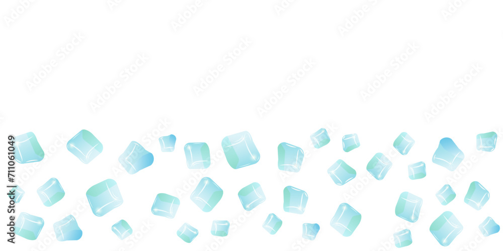 Transparent glass cube shapes in realistic style. Poster, banner, and social media design. Vector illustration. Transparent glass cube shapes in realistic style. Poster, banner, and social media design. Vector illustration.