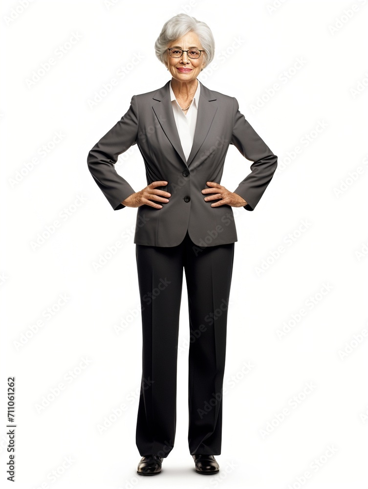 Confident senior businesswoman in a suit Confident senior businesswoman in a suit