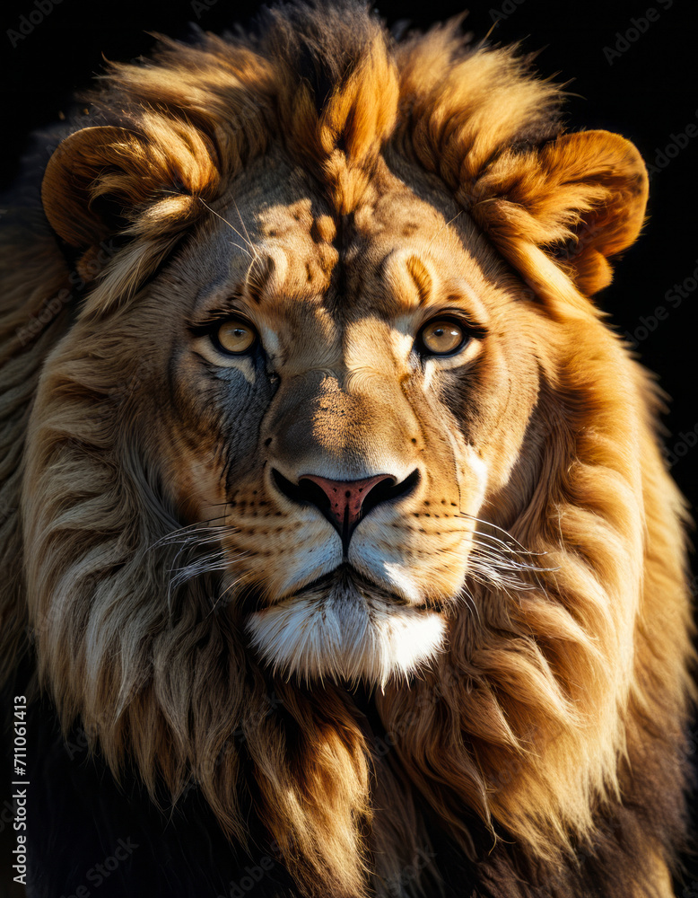 Naklejka premium animal close up portrait