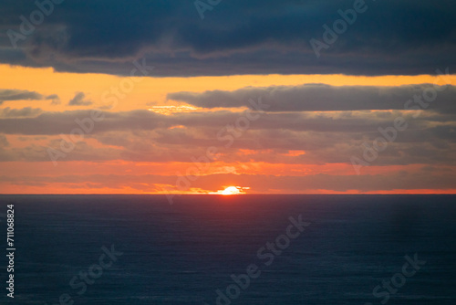 A Golden Dawn Breaks Over Gold Coast   s Tranquil Sea