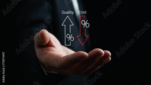 Cost and quality control, Control Quality and cost optimization for products or services to improve customer satisfaction,enhance company performance. Successful corporate strategy, quality control.