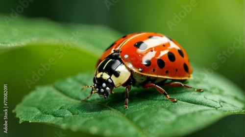 ladybird on a leaf © Shafiq
