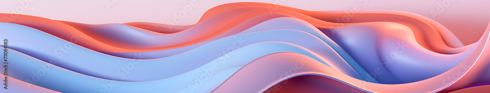 Obraz premium multicolored wavy abstract art background