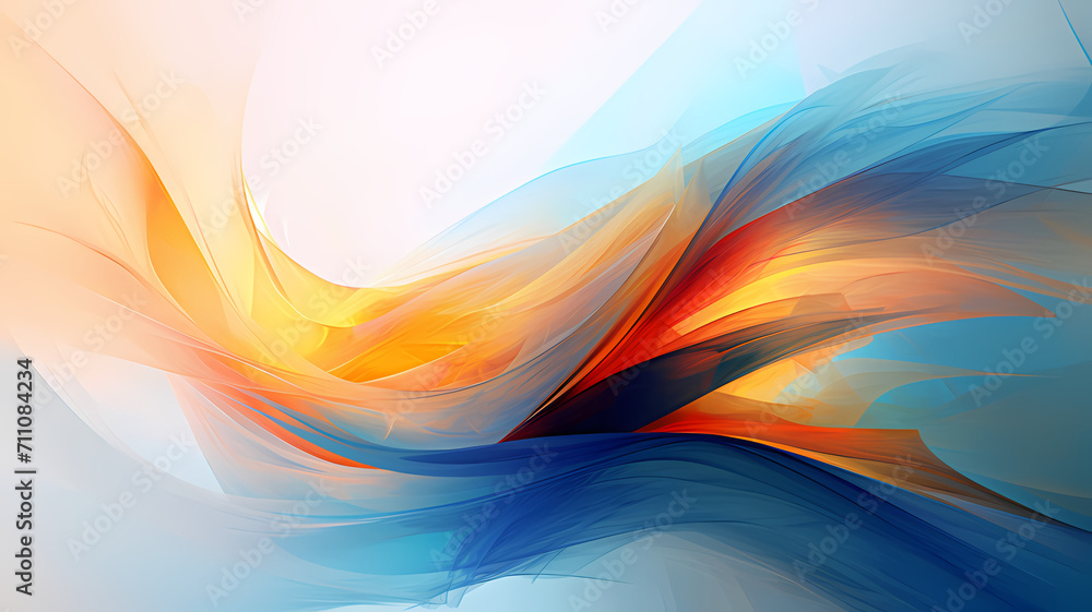 Obraz premium digital abstract art background illustration
