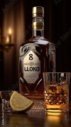 Elegant Still Life of LLOKO Blended Scotch Whisky