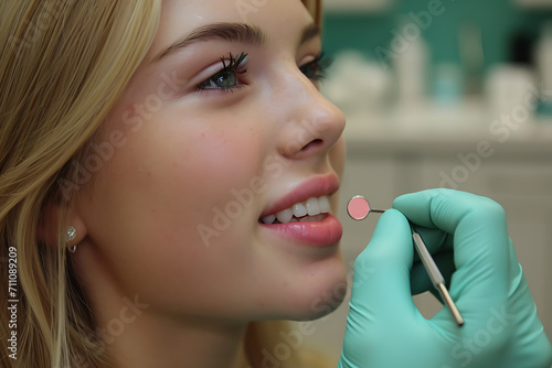 beautiful smile, and healthy teeth, different people at a dentist appointment, dental practice concept 