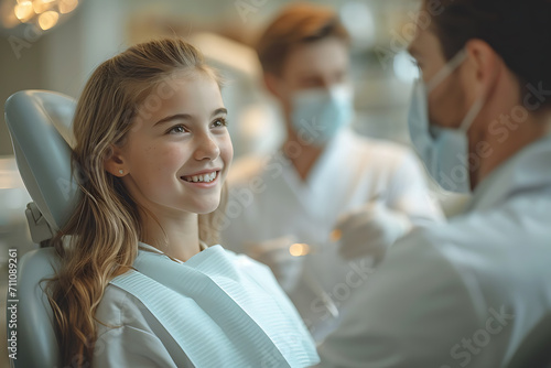 beautiful smile, and healthy teeth, different people at a dentist appointment, dental practice concept  © Evhen Pylypchuk