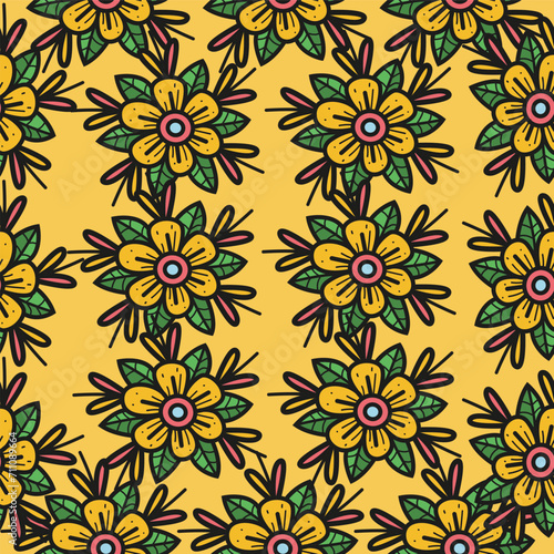 simple flower pattern designs, for clothing, wallpapers, backgrounds, posters, books, banners aand more