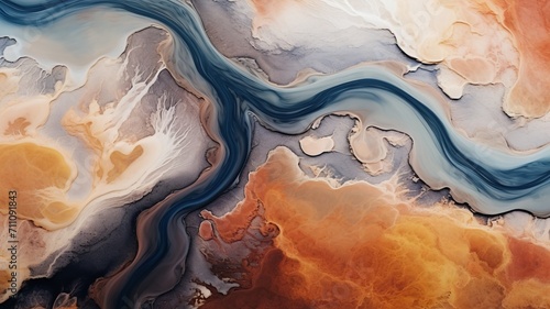"Abstract Aerial Dreams Photo": Use drone photography to create an abstract and visually striking composition of landscapes of Maimi from above © Bird Visual