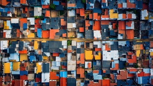 "Abstract Aerial Dreams Photo": Use drone photography to create an abstract and visually striking composition of landscapes or cityscapes from above