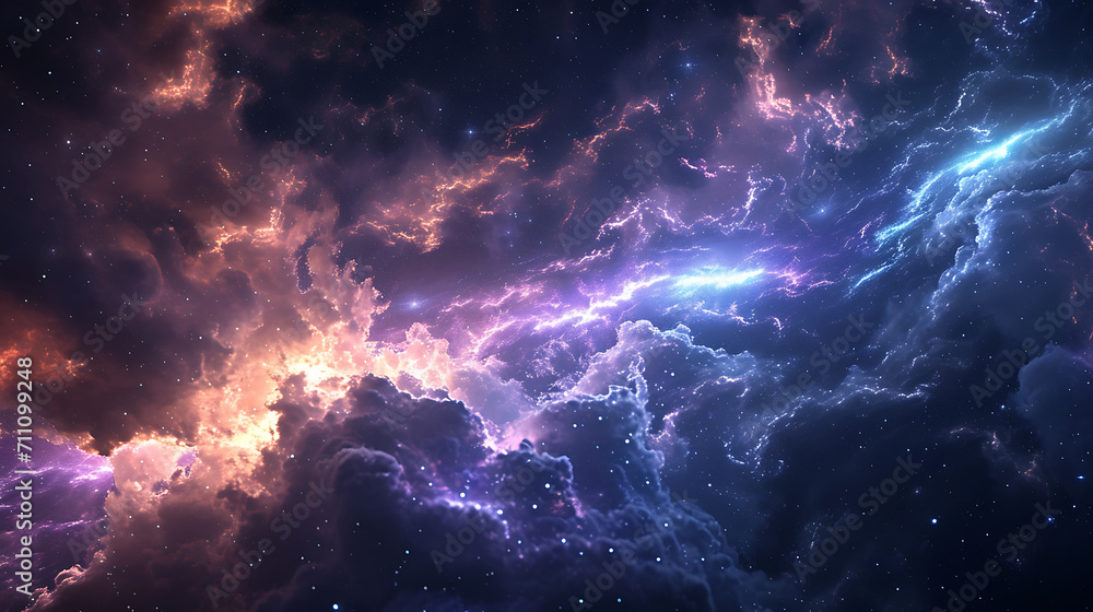 Fototapeta premium stars in a nebula