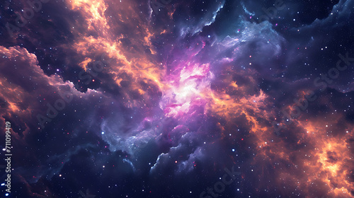 stars in a nebula