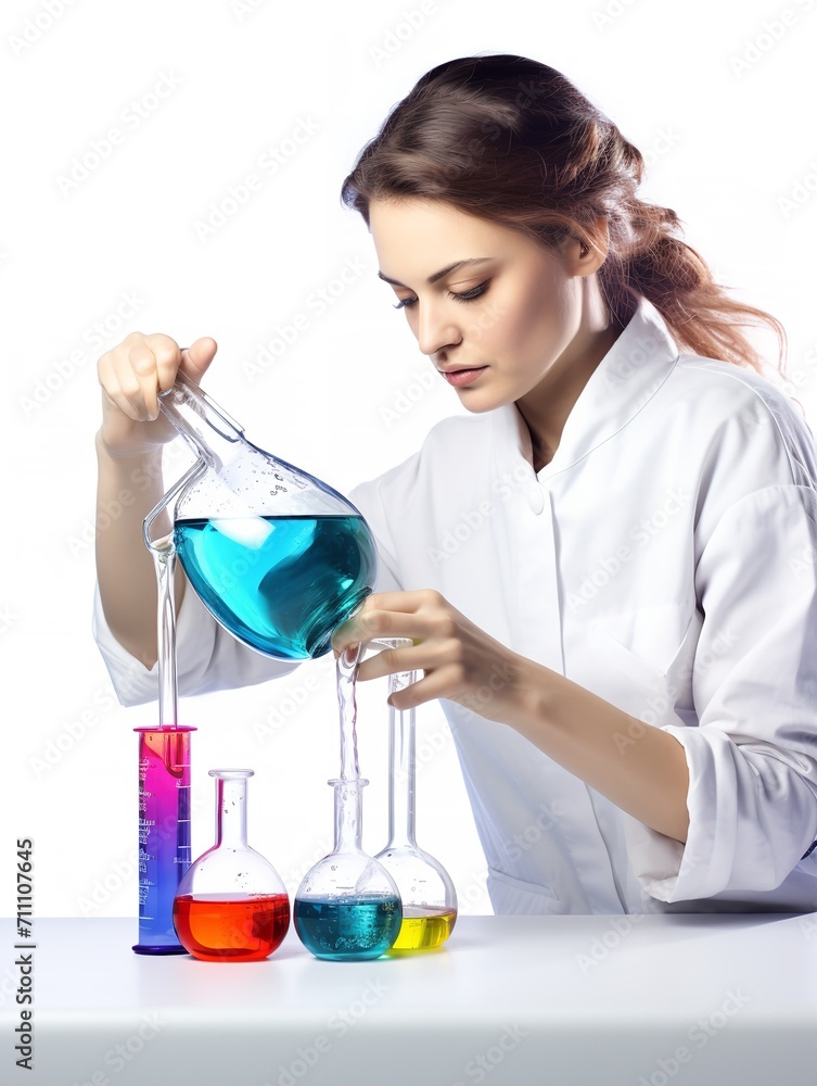 Innovative Female Scientist in Lab, AI Generated Innovative Female Scientist in Lab, AI Generated