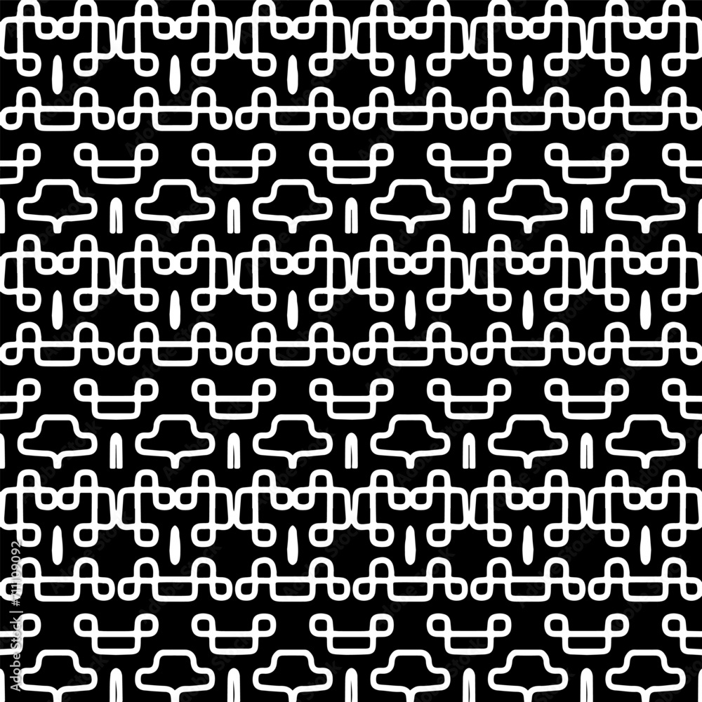 White background with black pattern. Seamless texture for fashion, textile design, on wall paper, wrapping paper, fabrics and home decor. Simple repeat pattern.
White background with black pattern. Seamless texture for fashion, textile design, on wall paper, wrapping paper, fabrics and home decor. Simple repeat pattern.