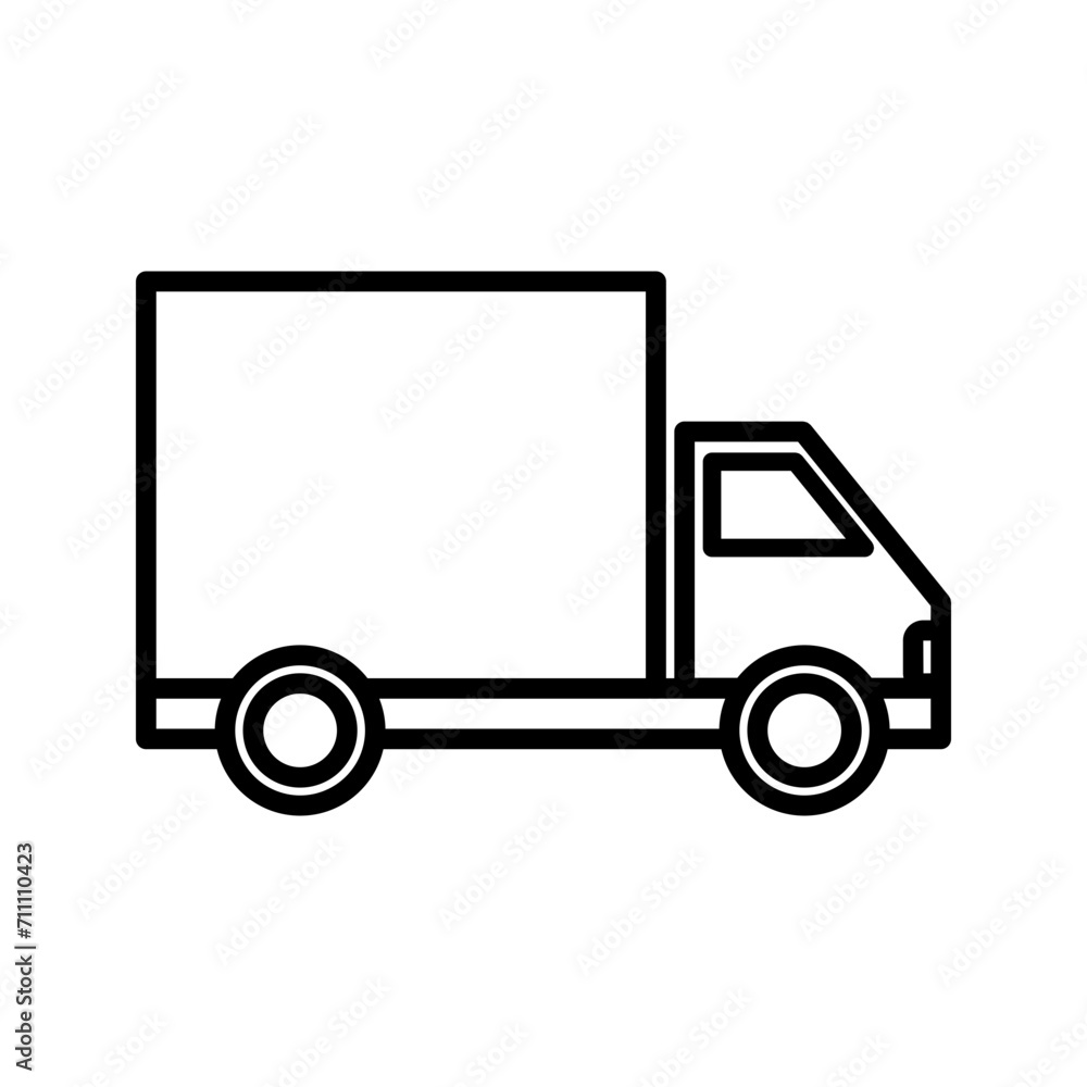 delivery truck icon vector delivery truck icon vector
