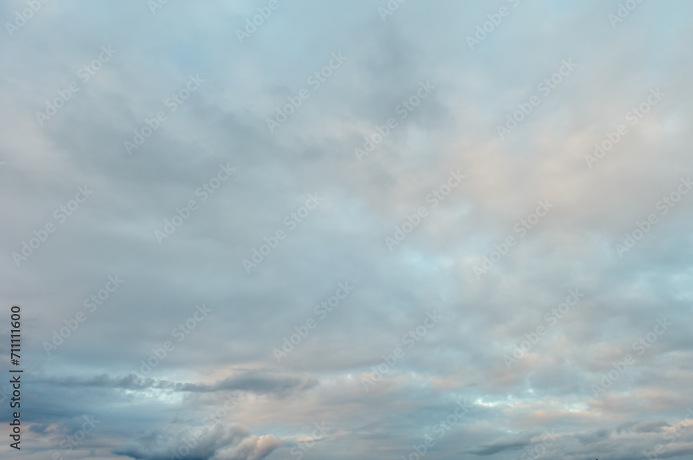 Obraz premium blue sky and clouds over the Mediterranean sea 3