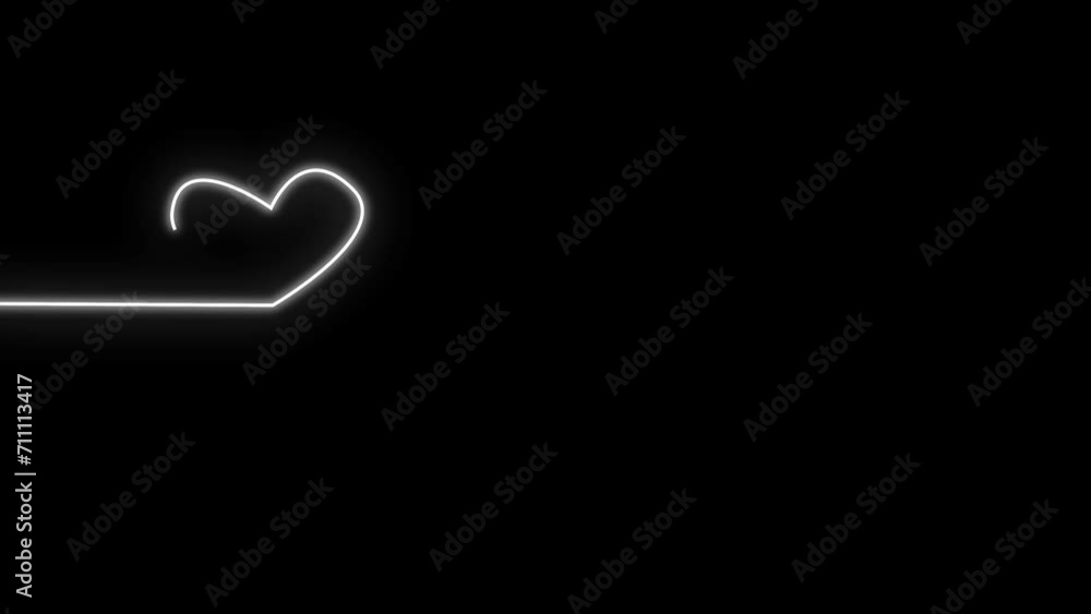 Abstract heartbeat and pulse rate signal technology animation background Abstract heartbeat and pulse rate signal technology animation background