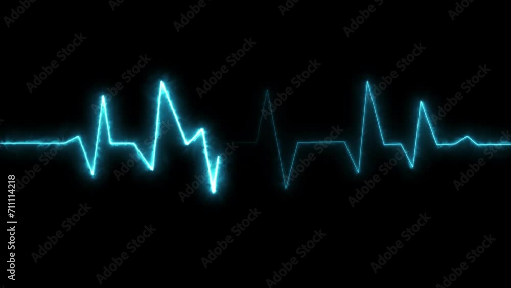 Abstract neon light fast heartbeat and pulse rate signal icon animation background Abstract neon light fast heartbeat and pulse rate signal icon animation background