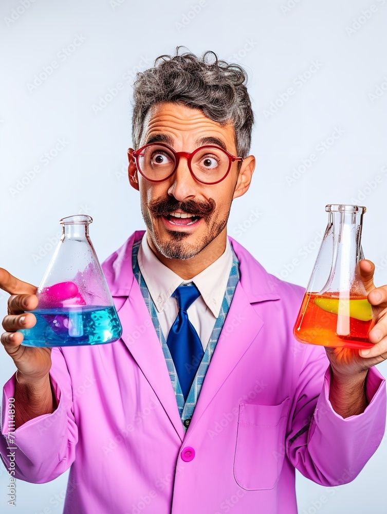 Male Scientist Conducting Research, AI Generated Male Scientist Conducting Research, AI Generated