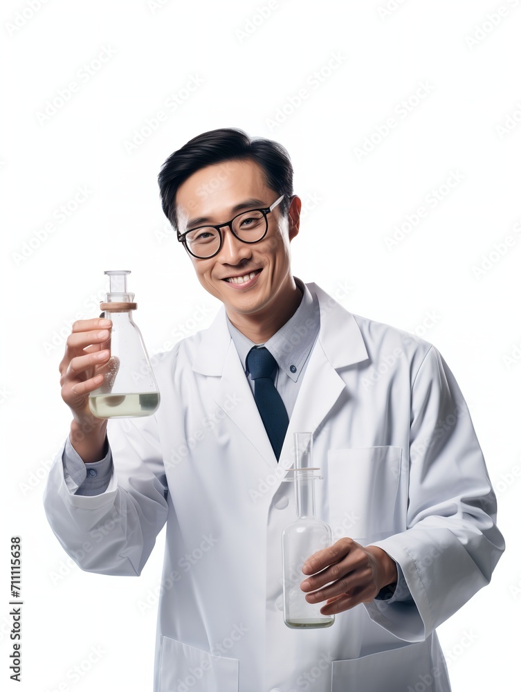 Male Scientist Conducting Research, AI Generated Male Scientist Conducting Research, AI Generated