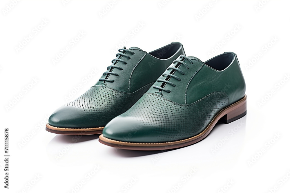 Men's leather fashion shoes isolated on white background Men's leather fashion shoes isolated on white background