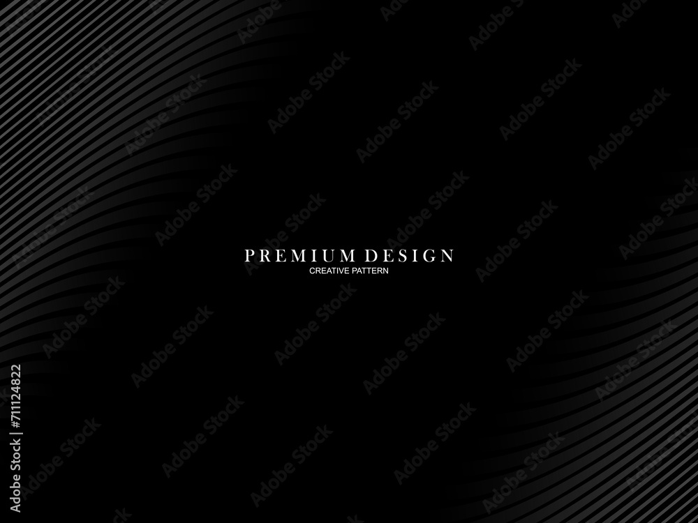 Abstract futuristic dark black background with waving design. Realistic 3d wallpaper with luxurious flowing lines. Elegant background for posters, websites, brochures, cards, banners, apps etc. Abstract futuristic dark black background with waving design. Realistic 3d wallpaper with luxurious flowing lines. Elegant background for posters, websites, brochures, cards, banners, apps etc.