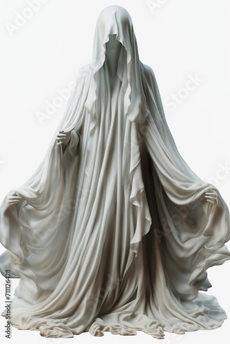 Statue of a veiled woman