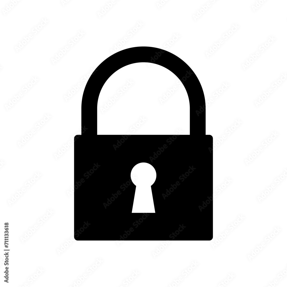 Padlock icon vector design templates simple and modern Padlock icon vector design templates simple and modern