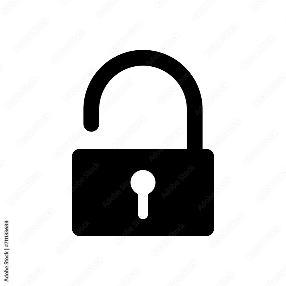 Padlock icon vector design templates simple and modern Padlock icon vector design templates simple and modern