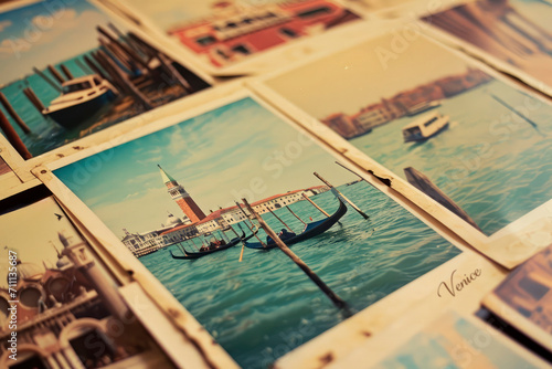 Snapshot of Venice: A Vintage-Inspired Collection of Polaroid Photos Immortalizing the Essence of Vacations in Venice - From Waterways and Canals to Carnival and Gondolas, Nostalgic Adventure.




 photo