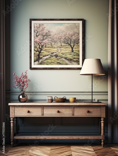 Fresh Spring Blossom Prints: Celebrate New Beginnings with Vintage Landscape Wall Art Delights