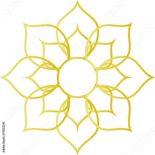 The gold flower png 16