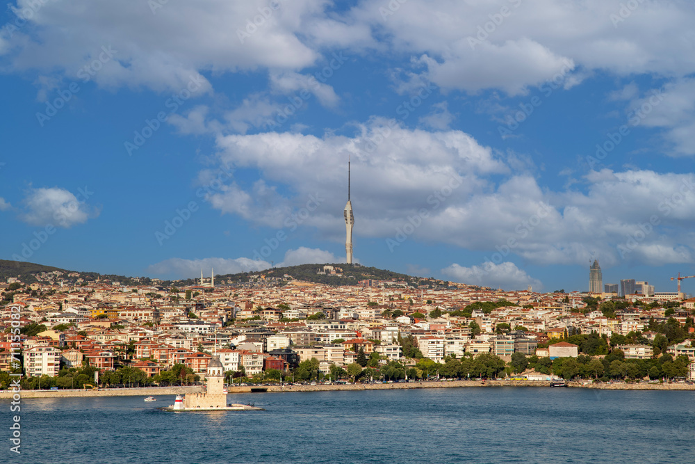 Beautiful view of gorgeous Istanbul most popular tourism destination of Turkey.
