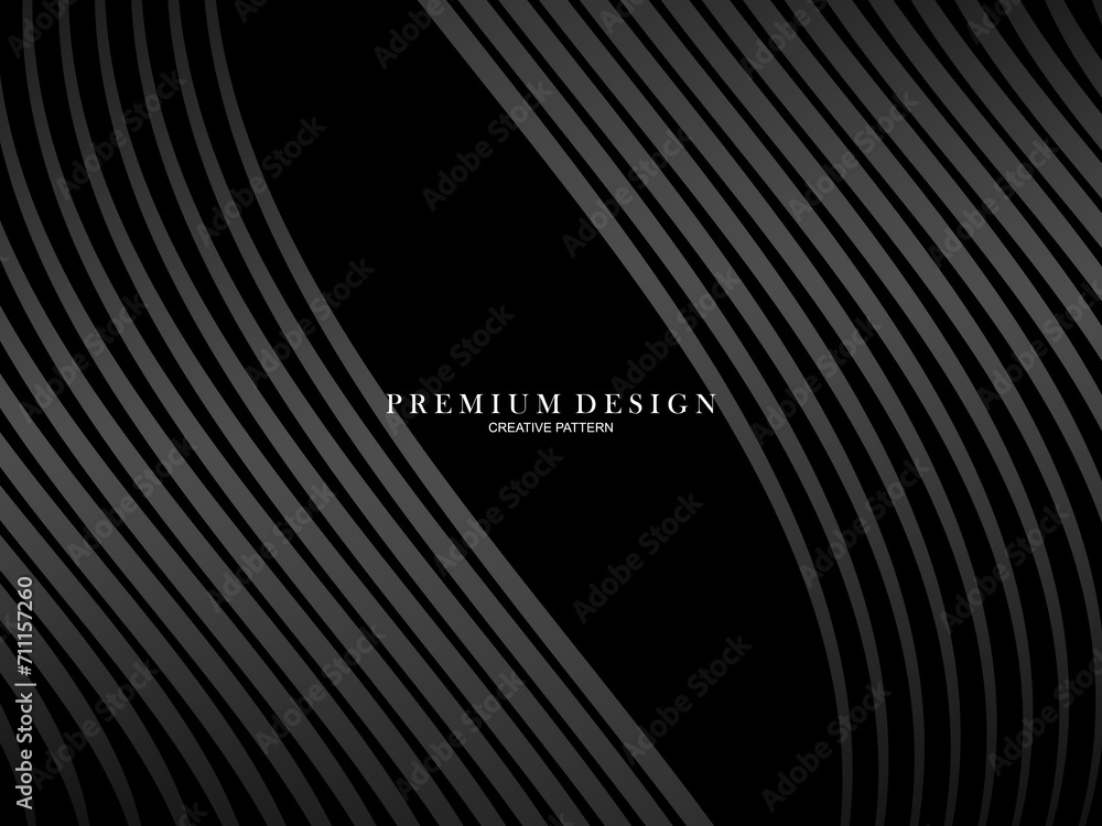 Abstract futuristic dark black background with waving design. Realistic 3d wallpaper with luxurious flowing lines. Elegant background for posters, websites, brochures, cards, banners, apps etc. Abstract futuristic dark black background with waving design. Realistic 3d wallpaper with luxurious flowing lines. Elegant background for posters, websites, brochures, cards, banners, apps etc.