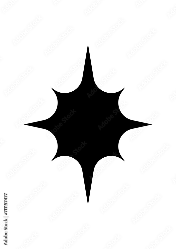 black star eight points black star eight points
