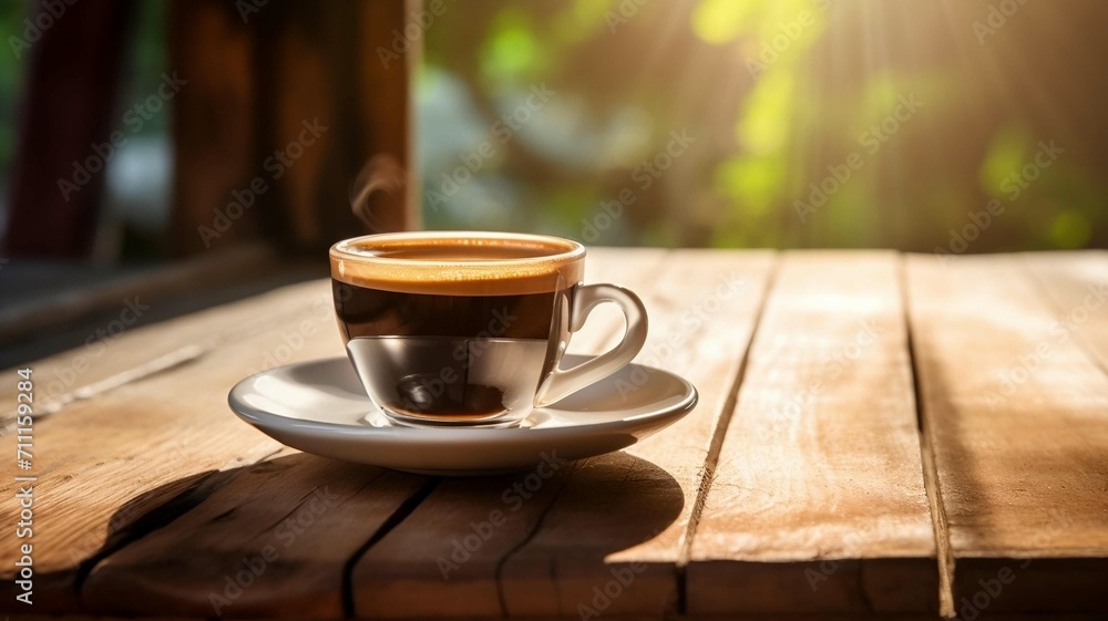 Cup of hot coffee latte with steam, Coffee latte art Cup of hot coffee latte with steam, Coffee latte art