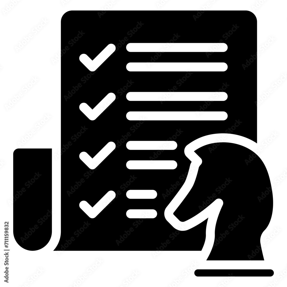 Strategy Planning glyph icon, related to financial strategy icon Strategy Planning glyph icon, related to financial strategy icon