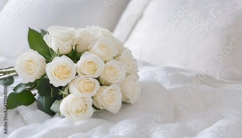 bridal bouquet of roses