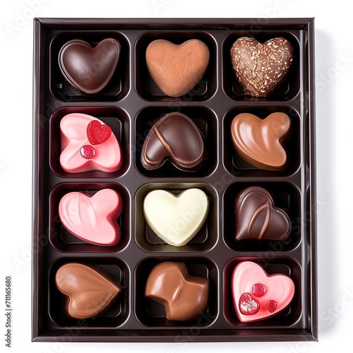 heart shaped chocolates box © Hungarian