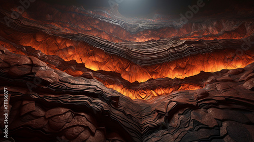 underground layers of earth seamless ground surface design