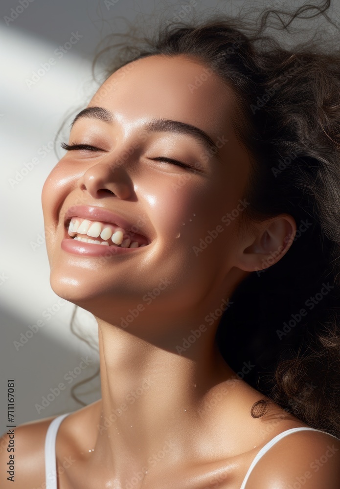 Nourishing Radiance A Captivating Model Poster Nourishing Radiance A Captivating Model Poster