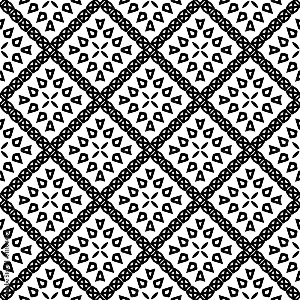 White background with black pattern. Seamless texture for fashion, textile design, on wall paper, wrapping paper, fabrics and home decor. Simple repeat pattern. White background with black pattern. Seamless texture for fashion, textile design, on wall paper, wrapping paper, fabrics and home decor. Simple repeat pattern.