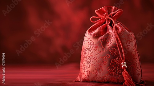 Red Lucky Bag in Chinese New Year