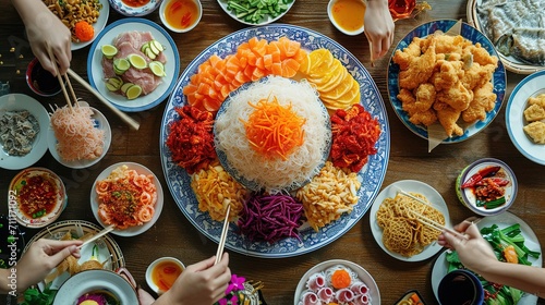 Yee sang for chinese new year