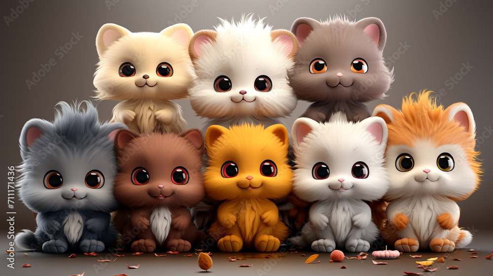 Cute Cartoon Animal Characters Cute Cartoon Animal Characters
