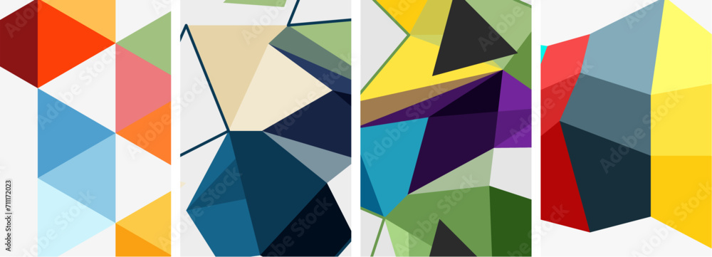 Triangle geometric abstract backgrounds. Vector illustration For Wallpaper, Banner, Background, Card, Book Illustration, landing page Triangle geometric abstract backgrounds. Vector illustration For Wallpaper, Banner, Background, Card, Book Illustration, landing page