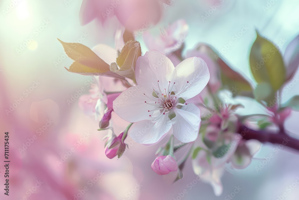 Obraz premium spring blossom background